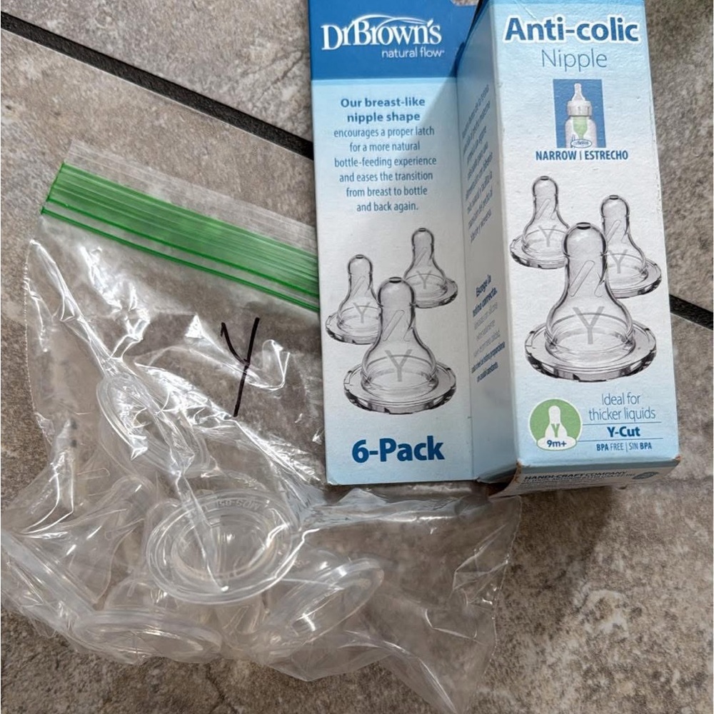 Dr. Brown's Anti-Colic Nipple 6-Pack